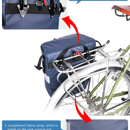 3 in 1 Multifuction Bicycle Pannier Bicycle Cargo Bag