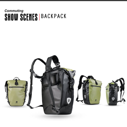 27 Liter Bike Waterproof Panniers Backpack