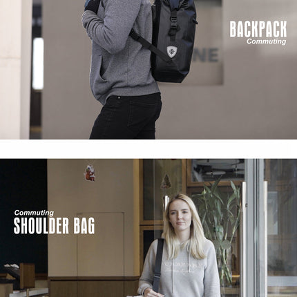 27 Liter Bike Waterproof Panniers Backpack