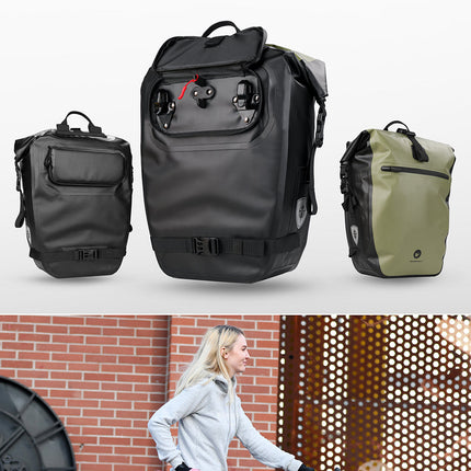 27 Liter Bike Waterproof Panniers Backpack