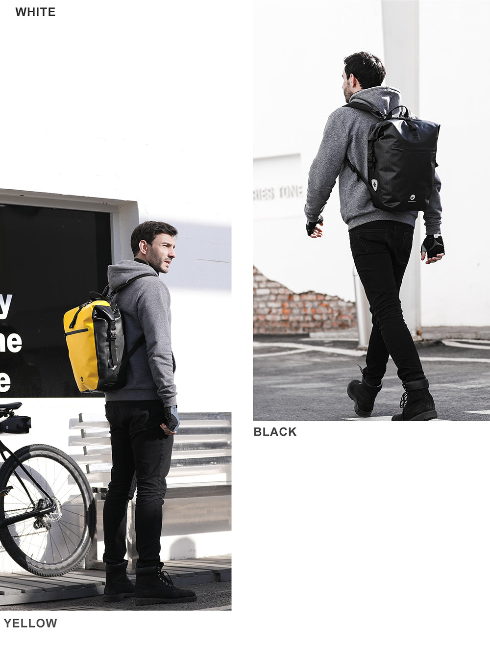 27 Liter Bike Waterproof Panniers Backpack