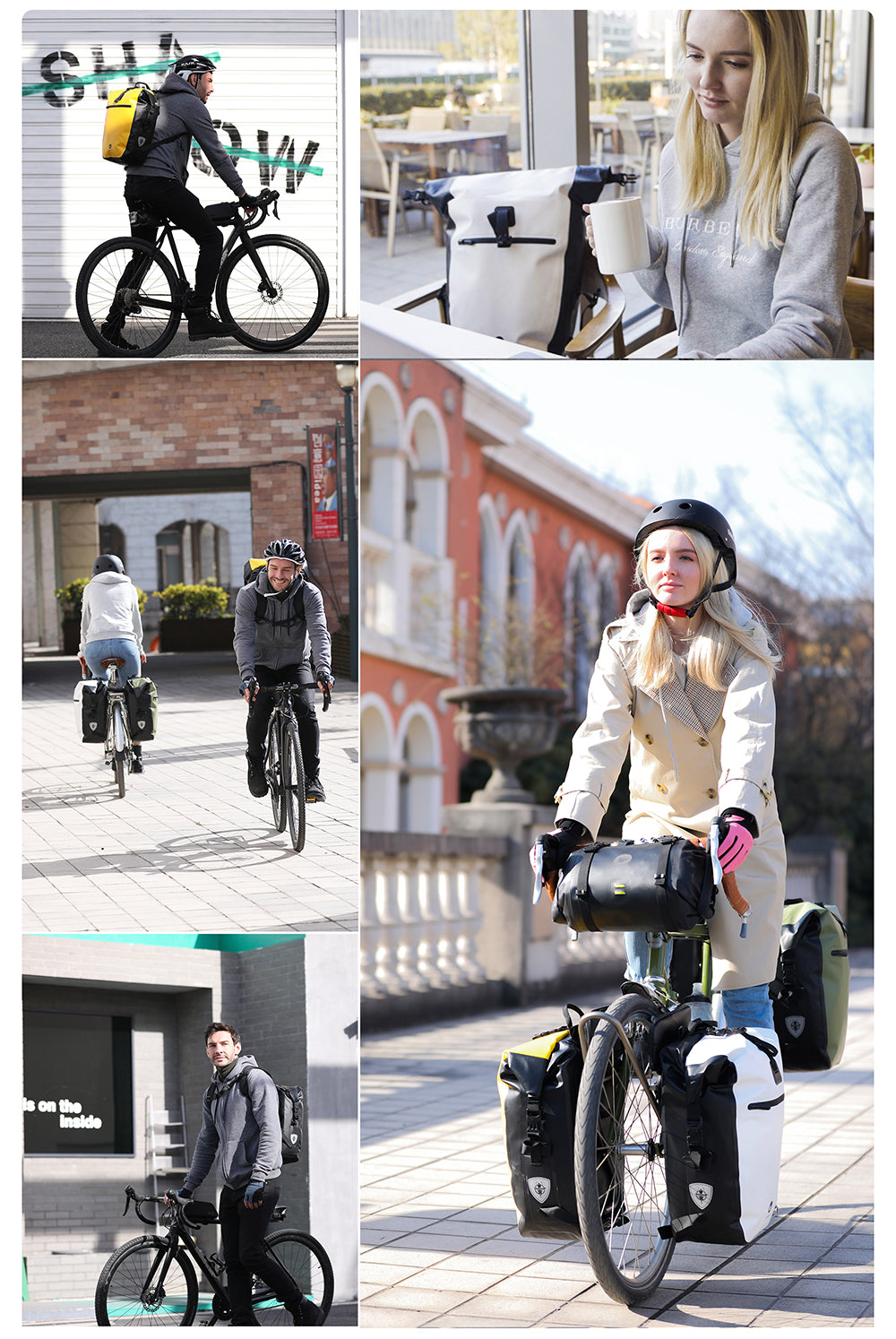 27 Liter Bike Waterproof Panniers Backpack