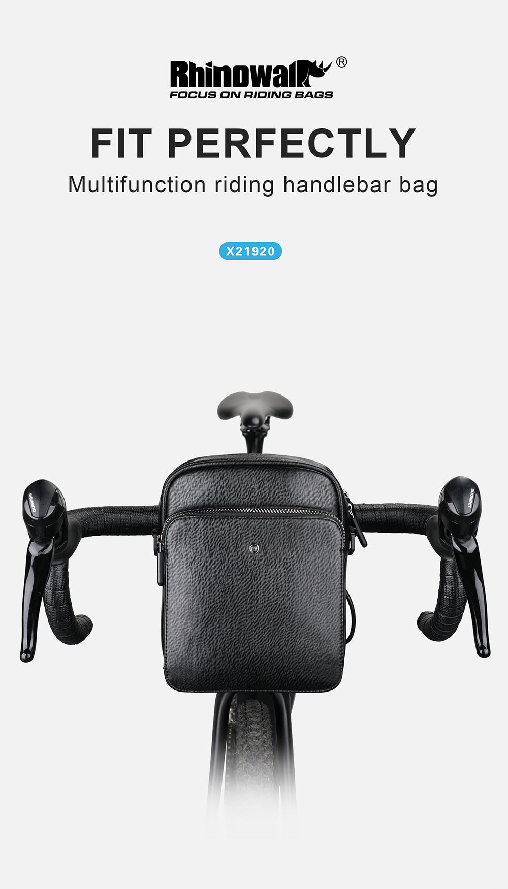 Water Resistant PU Handlebar Bag