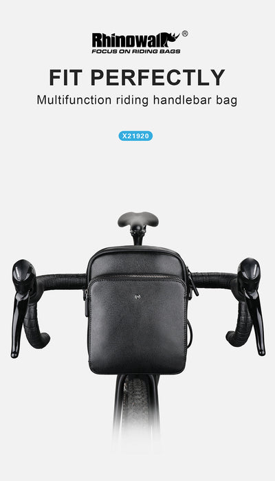 Water Resistant PU Handlebar Bag