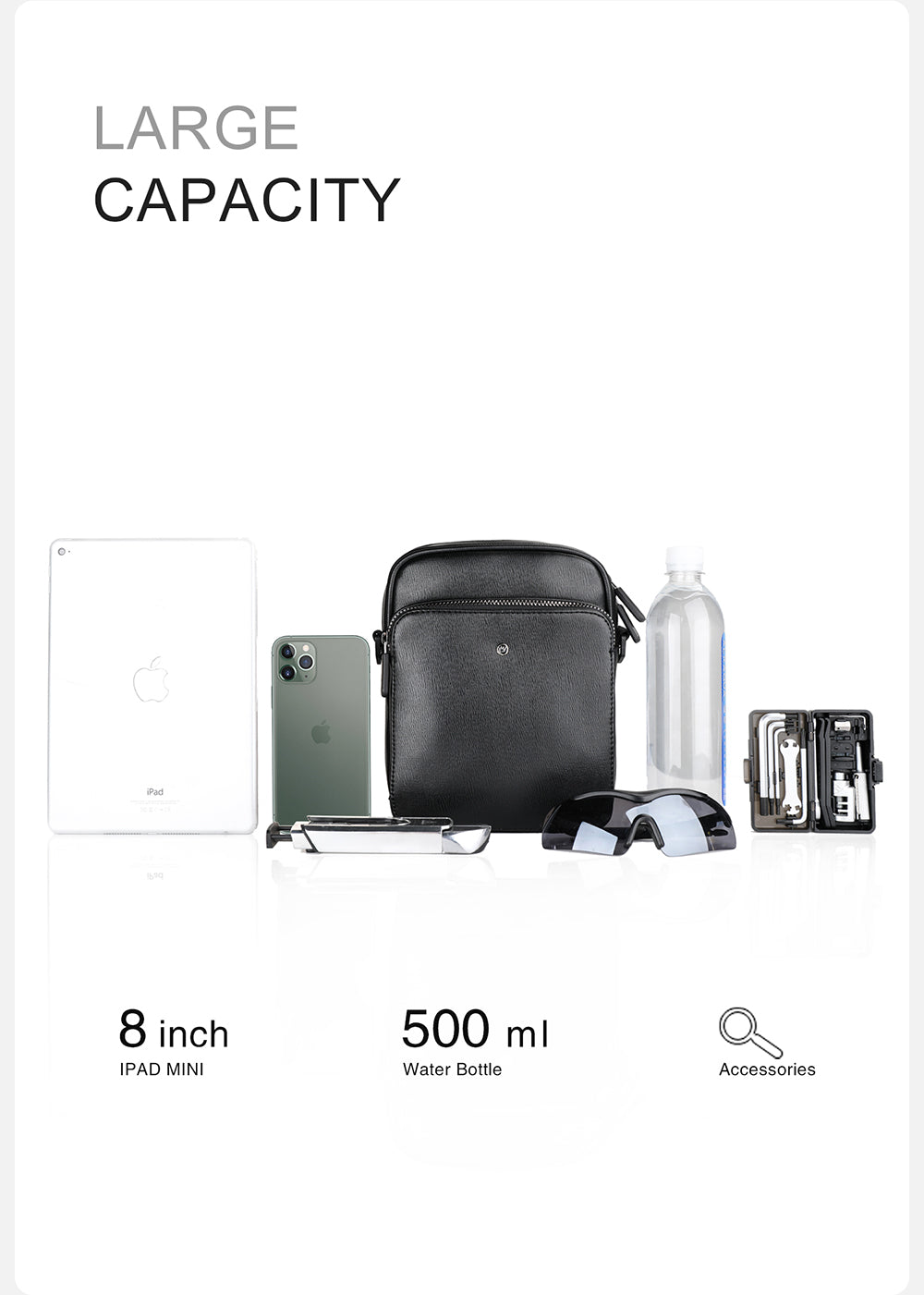 Water Resistant PU Handlebar Bag