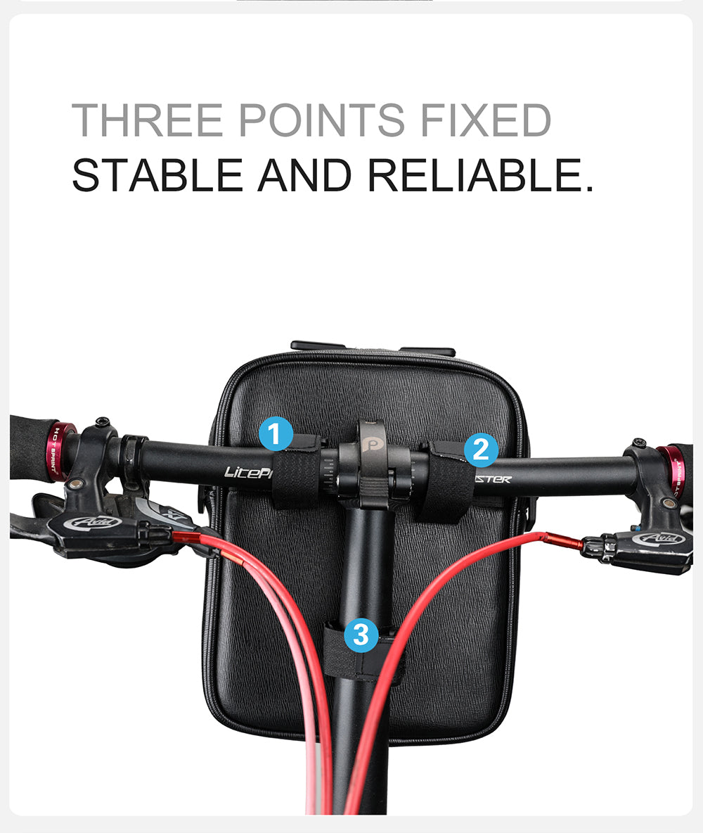 Water Resistant PU Handlebar Bag