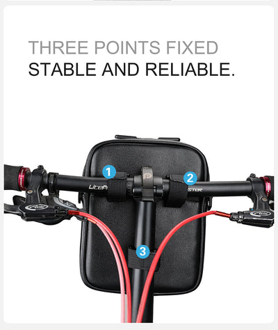 Water Resistant PU Handlebar Bag