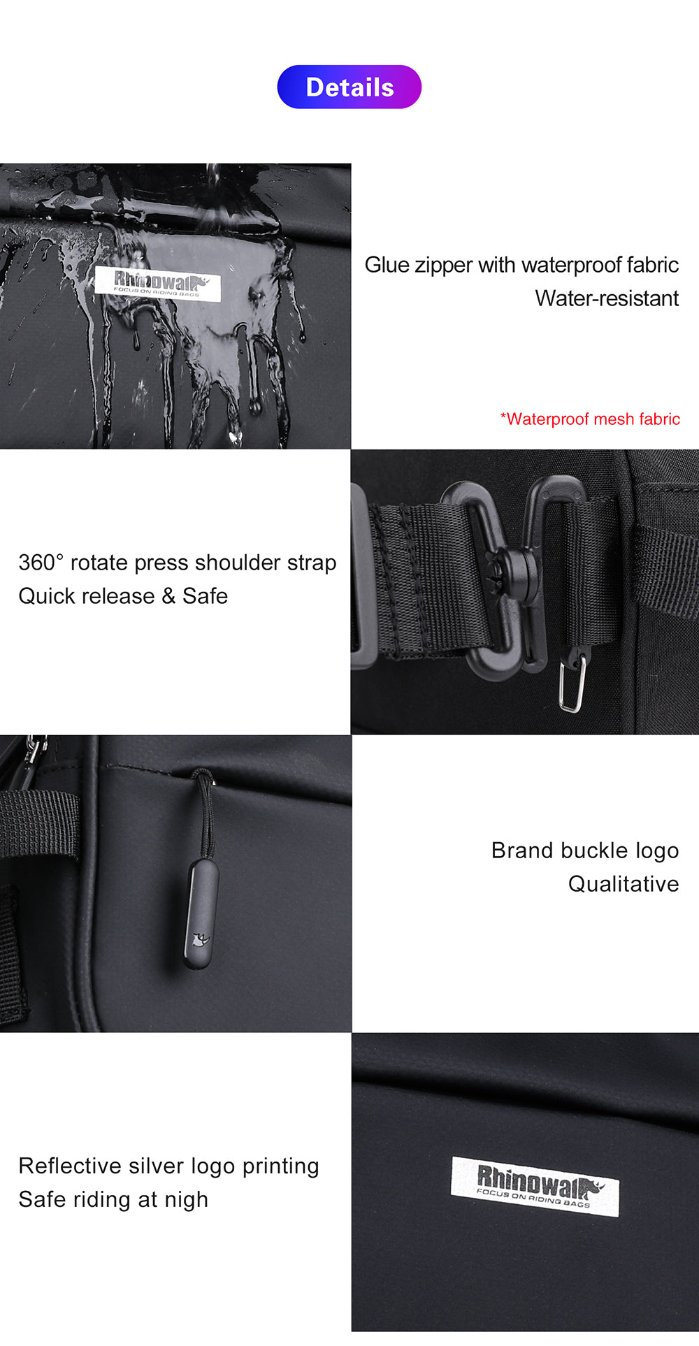 Bike Crossbar Handlebar Bag