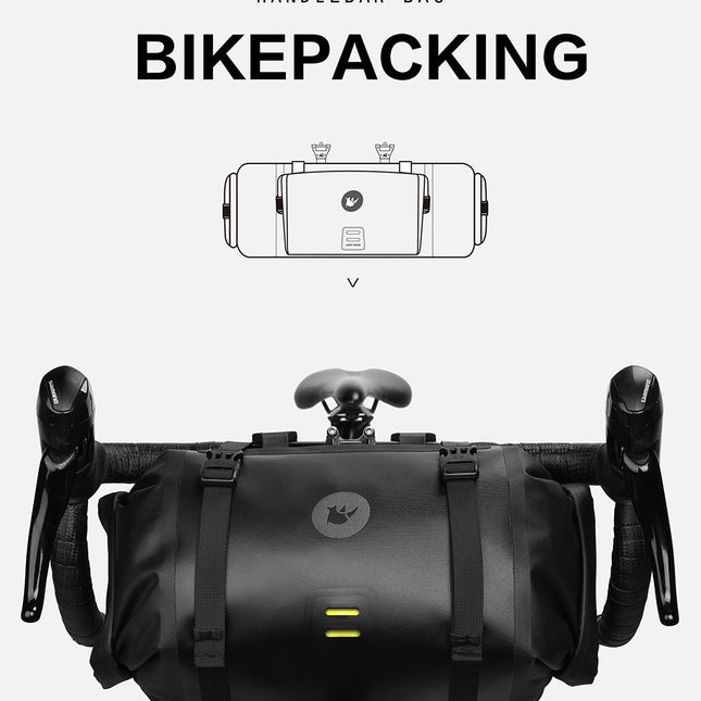 12 Liter 2-piece Handlebar Roll Pack - includes 5 spacers