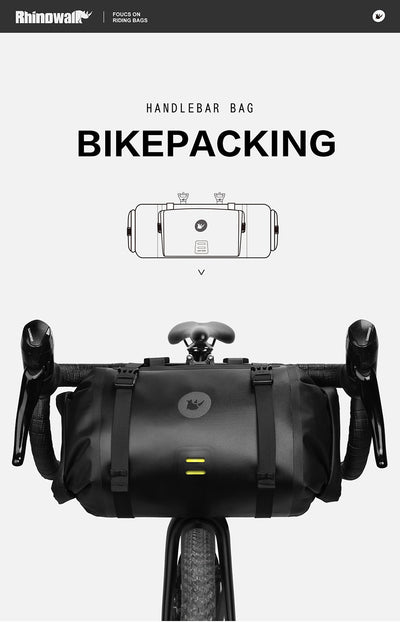 12 Liter 2-piece Handlebar Roll Pack - includes 5 spacers