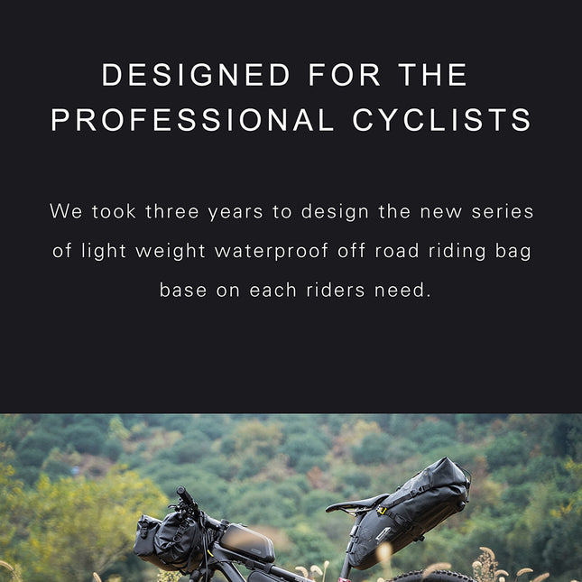 12 Liter 2-piece Handlebar Roll Pack - includes 5 spacers