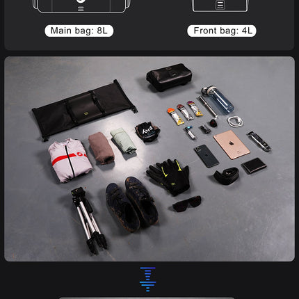 12 Liter 2-piece Handlebar Roll Pack - includes 5 spacers