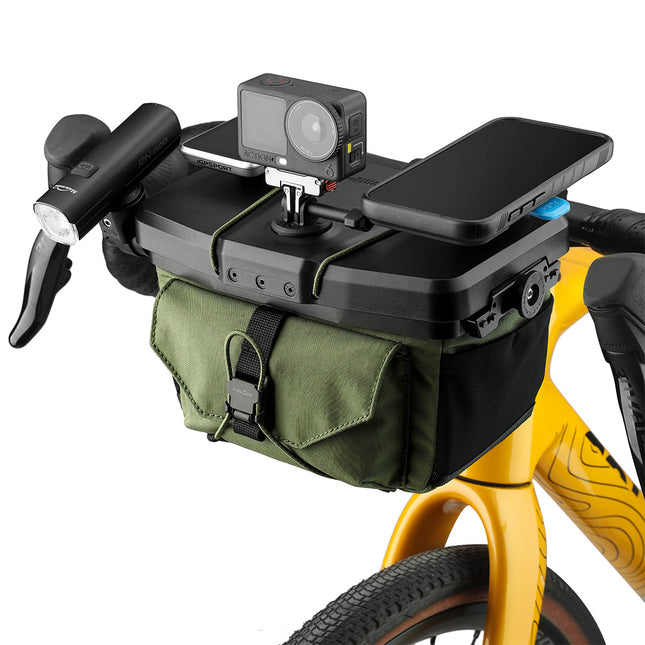 Olive Green Rhinowalk Space Station 3.3L modular bicycle handlebar bag - product view 11