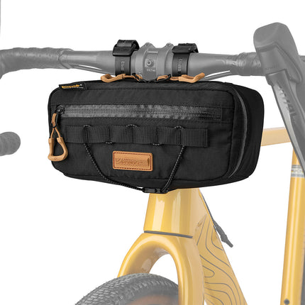 Black Rhinowalk Nomad 2.5L bicycle handlebar bag product view 11