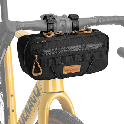 Black Rhinowalk Nomad 2.5L bicycle handlebar bag product view 15
