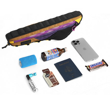 Rhinowalk Nomad 1.7L slim bicycle frame bag capacity view 25