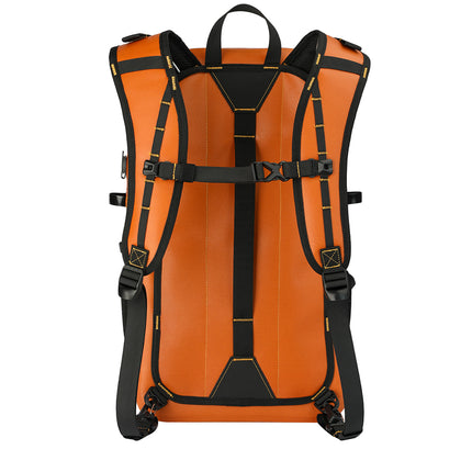Orange Rhinowalk 26L waterproof motorcycle backpack and tail bag product view 12