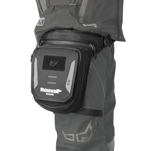 MJX2008WT non-magnetic 2.4L bag worn securely on the leg