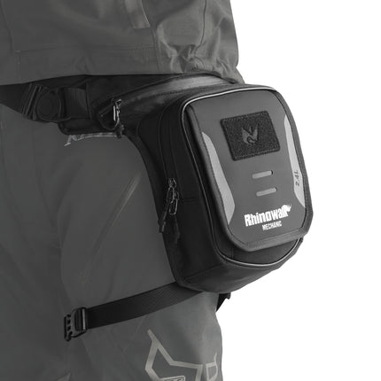 Side view of MJX2008WT with leg strap fastened