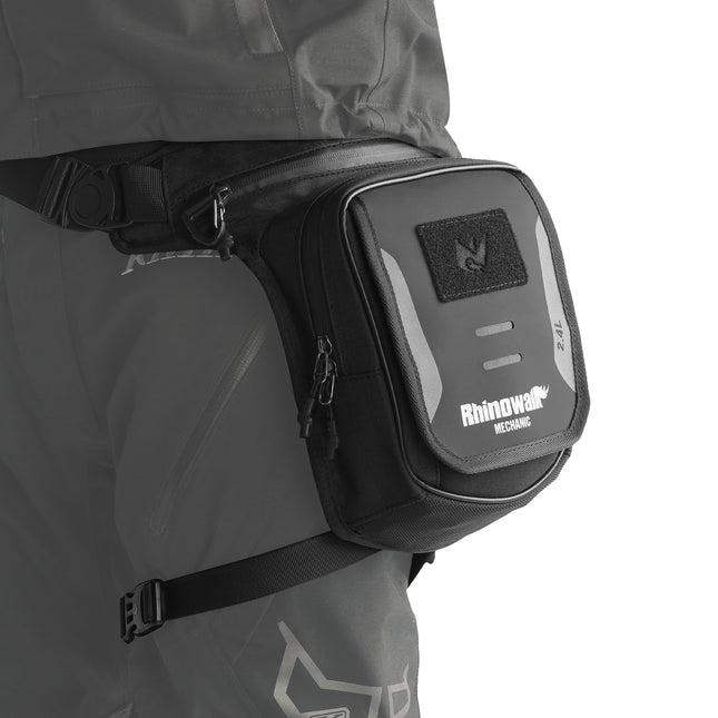 Side view of MJX2008WT with leg strap fastened