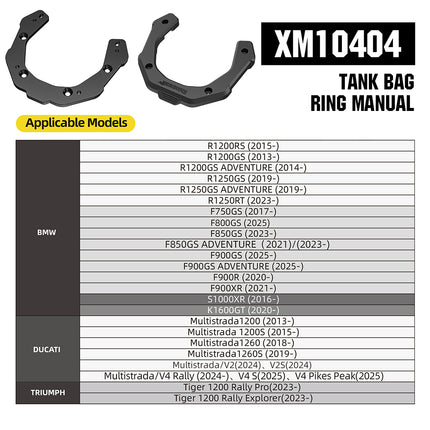Rhinowalk MJX2011 XM10404 magnetic adapter fitment chart
