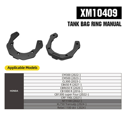 Rhinowalk MJX2011 XM10409 magnetic adapter fitment chart