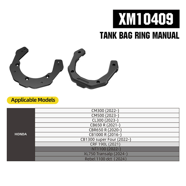 Rhinowalk MJX2011 XM10409 magnetic adapter fitment chart