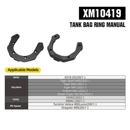 Rhinowalk MJX2011 XM10419 magnetic adapter fitment chart