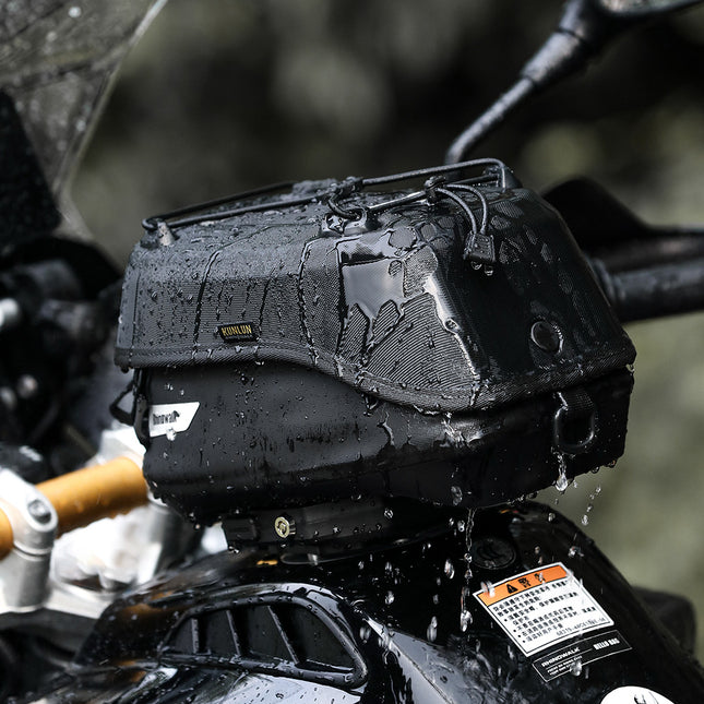Rhinowalk Kunlun MKL2101 magnetic tank bag motorcycle lifestyle view 2