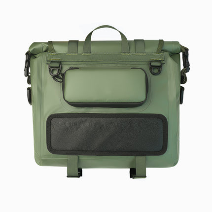 Green MTR2030 waterproof pannier rear view