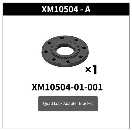 XM10504-A Quad Lock Adapter Bracket — kit contents