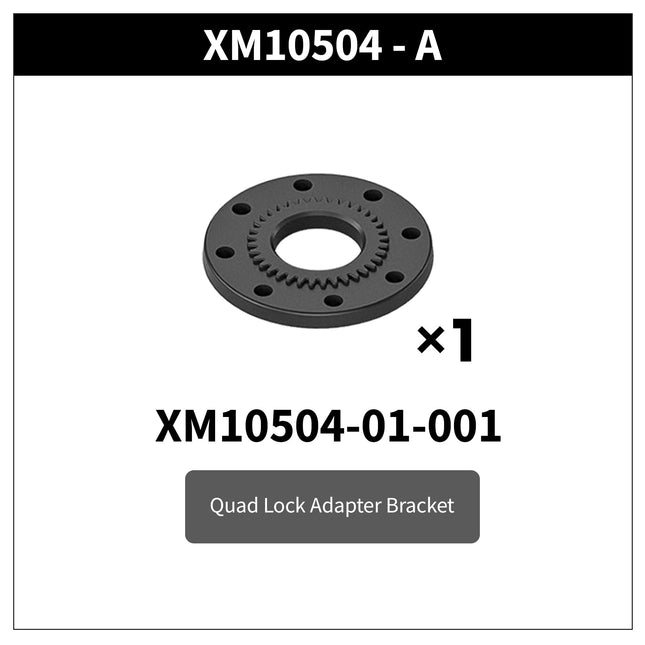 XM10504-A Quad Lock Adapter Bracket — kit contents