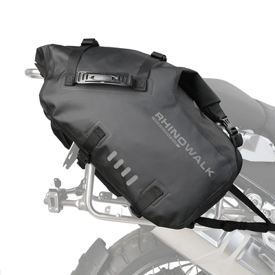 Motorcycle Waterproof Saddlebags Helmet Moto Side Bag Tail Luggage Motor  Bike Fuel Tank Bags Saddle Bags Raincover+Plastic