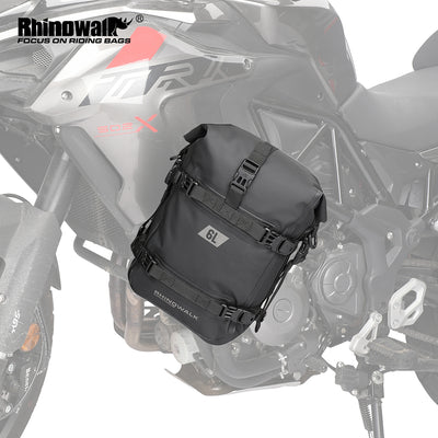 Rhinowalk motorcycle bag waterproof 28L Anti-Vibration Motor Side Shoulder  Bag Motorbike Panniers 28L(14L*2) for most Adv 1 Pair