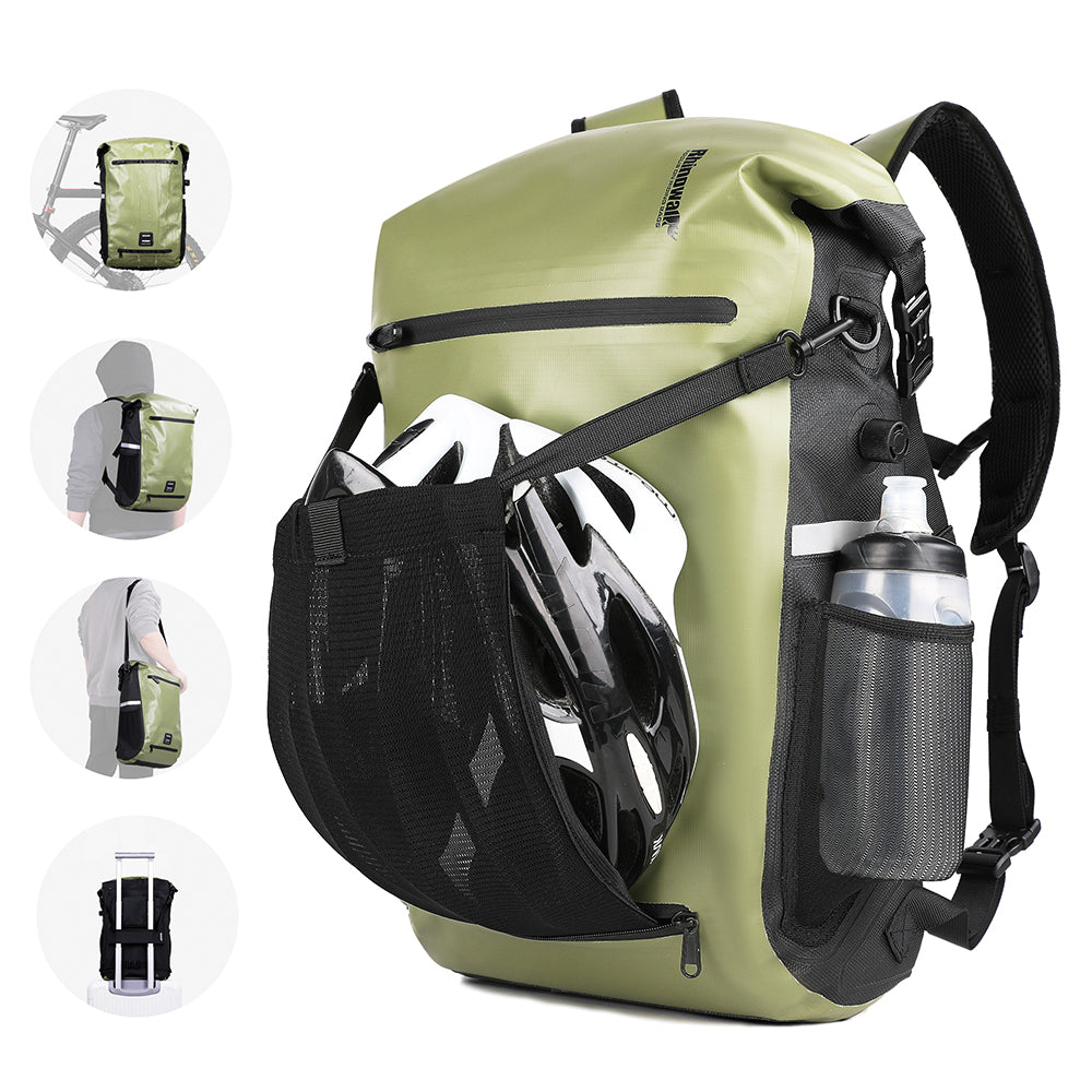Rhinowalk Bike Pannier Bag 24L Waterproof Bicycle Bag Motor Pannier Ba –  Wautton Outdoor Gear