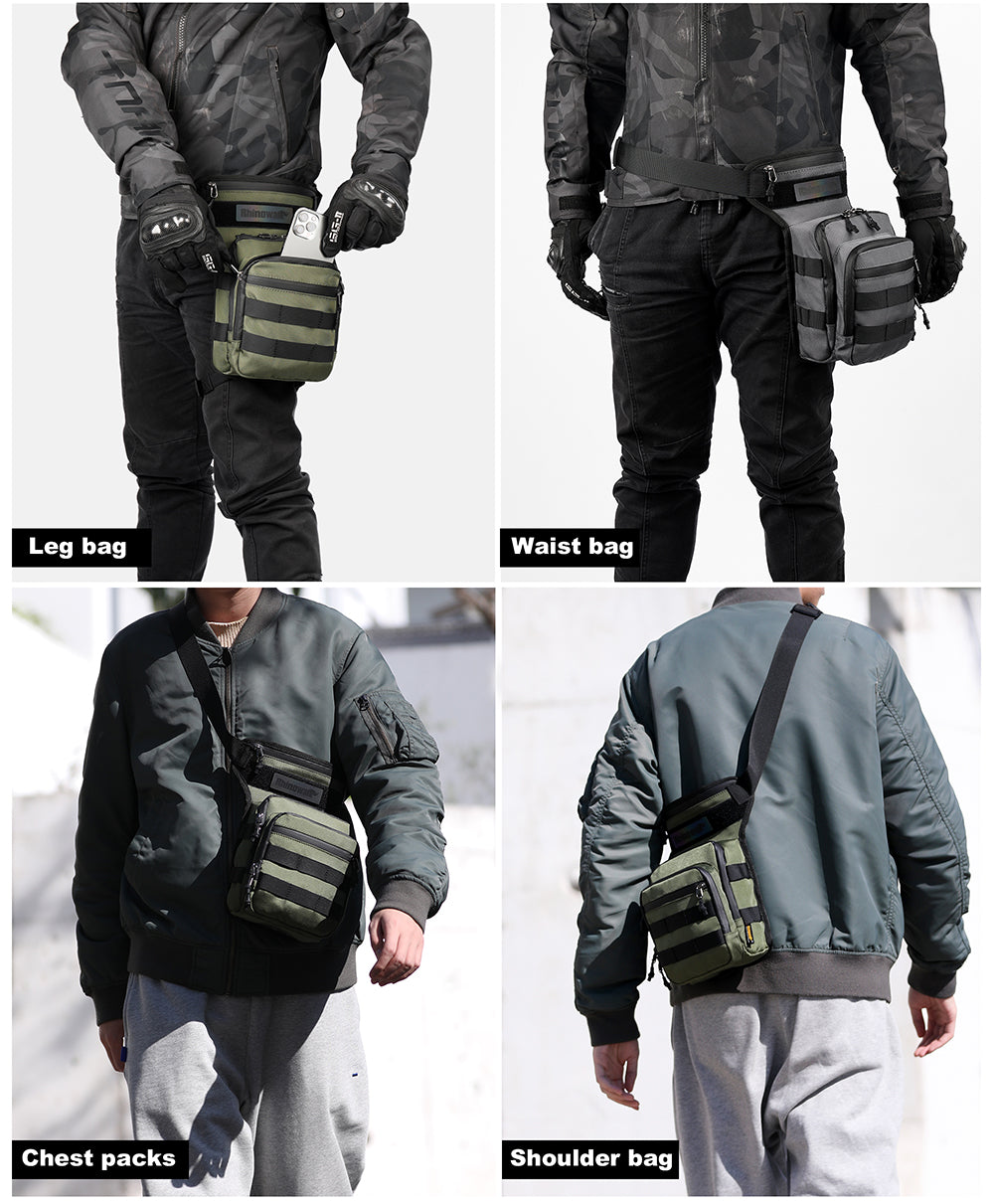 Motorcycle Tactical Drop Leg Bag – Rhinowalk Official Store