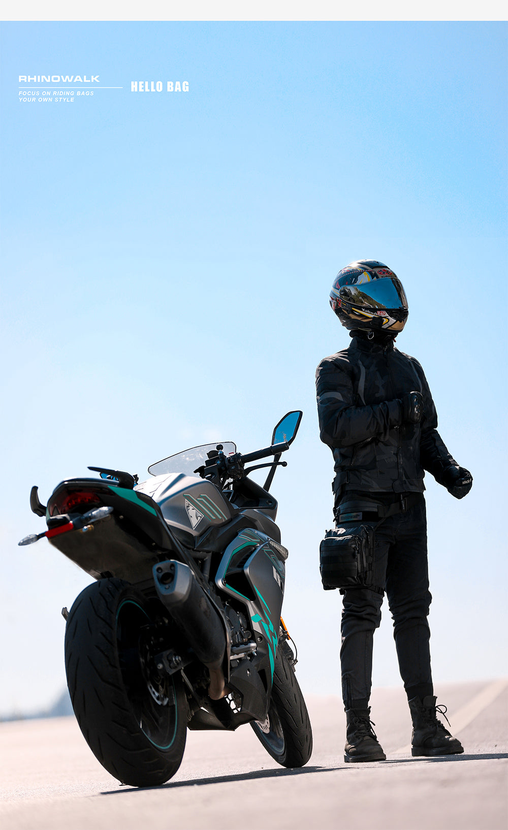 Motorcycle Waist Bag Hip Drop Leg Bag 2021 New Pernera Moto Waterproof  Multi-function Motorbike Reflective Carabiner Extensible