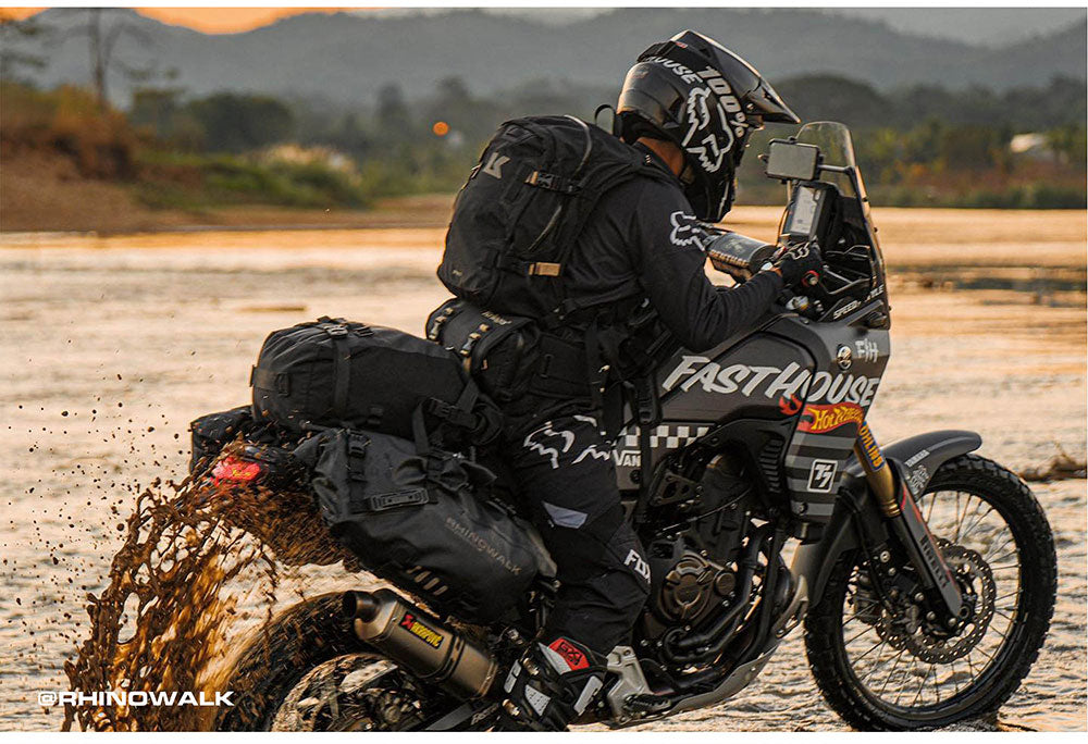 Waterproof Motorcycle Pannier Side Bag 18/28/48L - Pair/Rackless