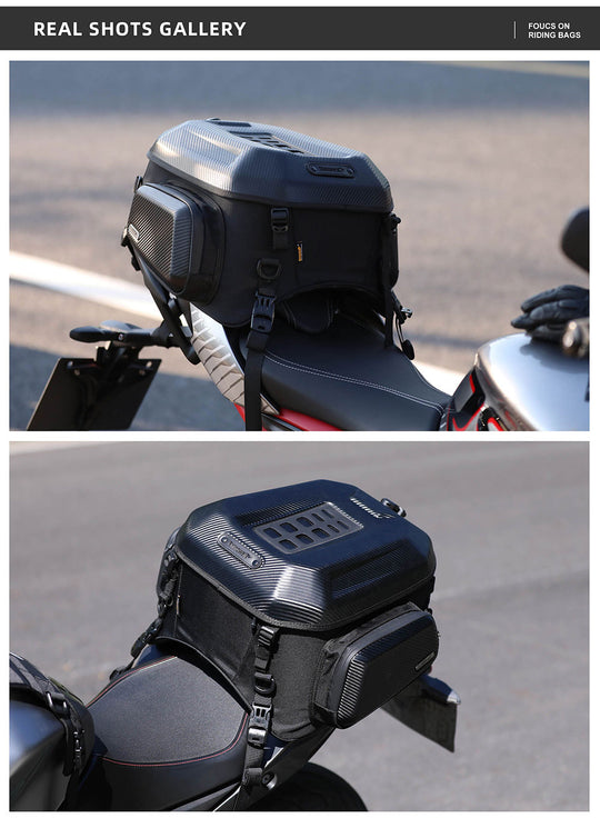23L-35L Hard Shell Tail Bag with Expandable – Rhinowalk