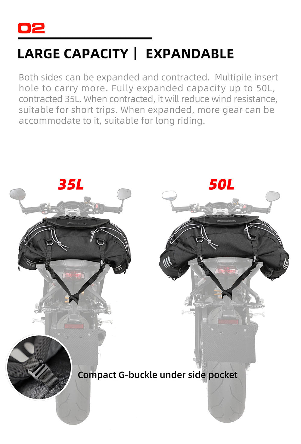 Ballistic™ 50L Dry-Tech® Tail Bag