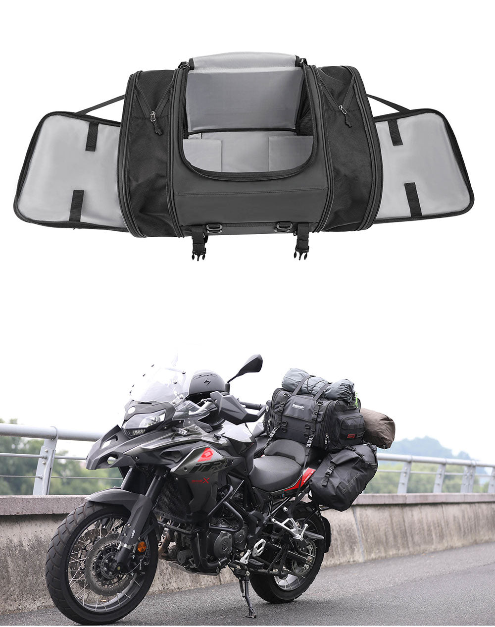 RS Motorcycle Solutions - Rear bag PASSEGERO instead of passenger seat  suitable for BMW R1200 GS LC| R1200 GS Adventure LC | R1250 GS | R1250 GS  Adventure