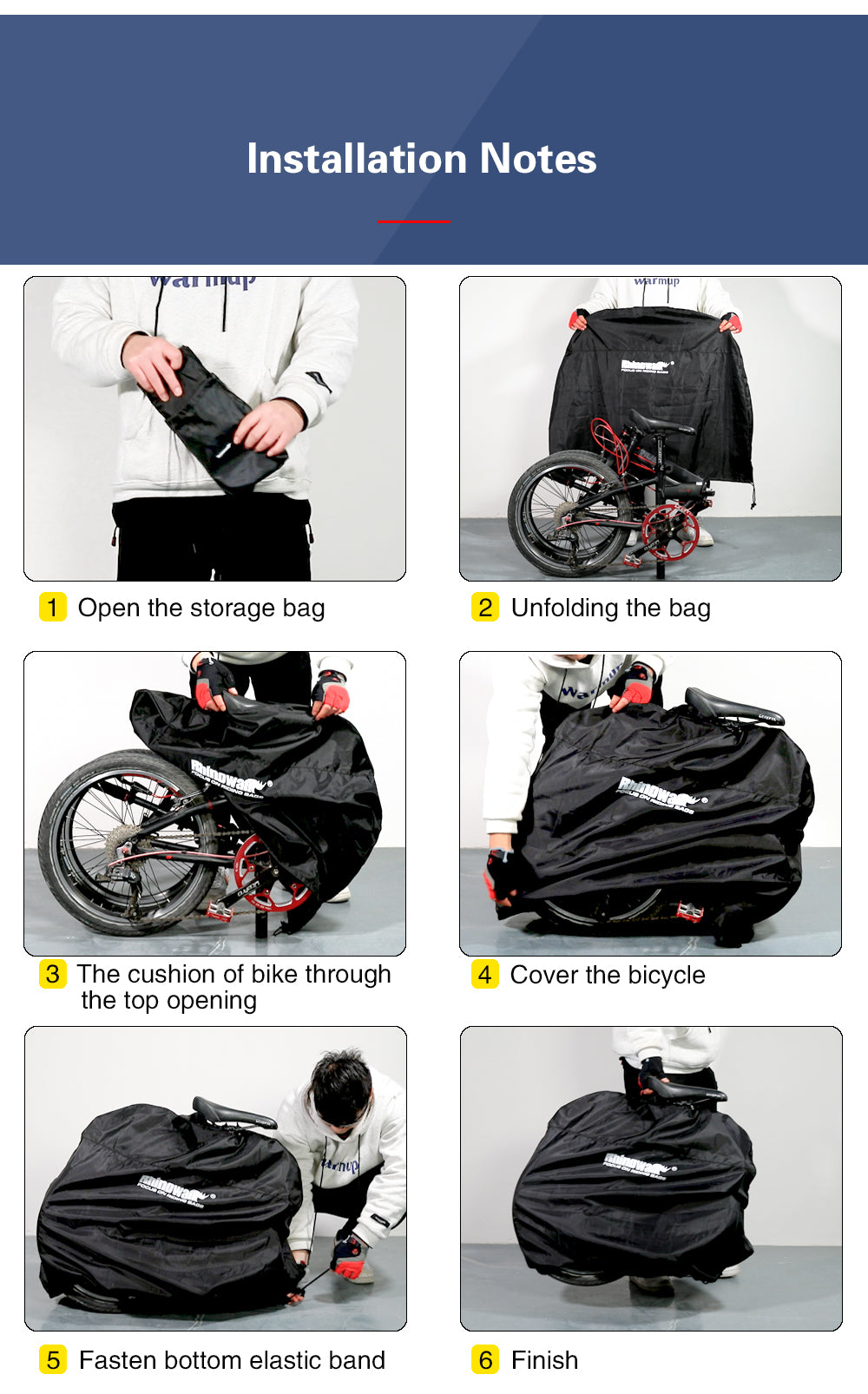 Bicycle storage cover shops bags