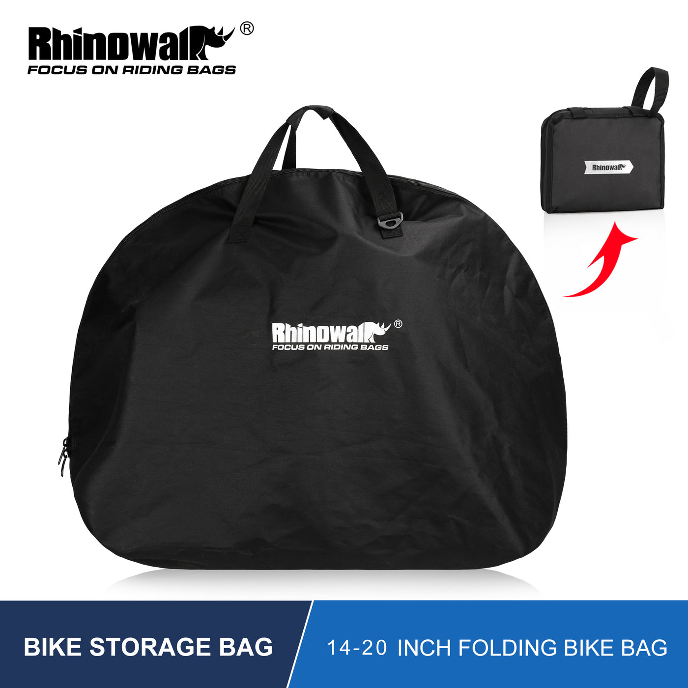 Rhinowalk Rhinowalk Tool Storage Bag Folding Portable Tool Bags Foldable  Bag Bike Saddle Bag 
