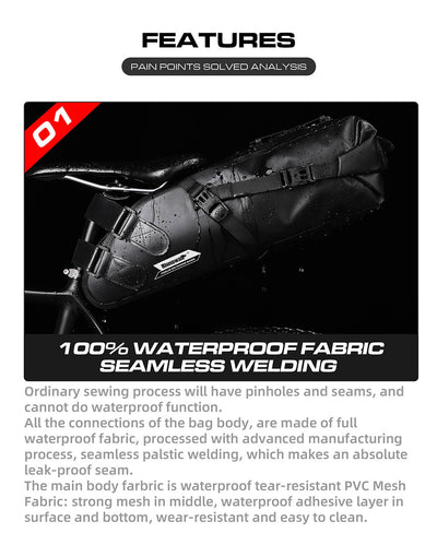 5/10/13L Waterproof Bicycle Bikepacking