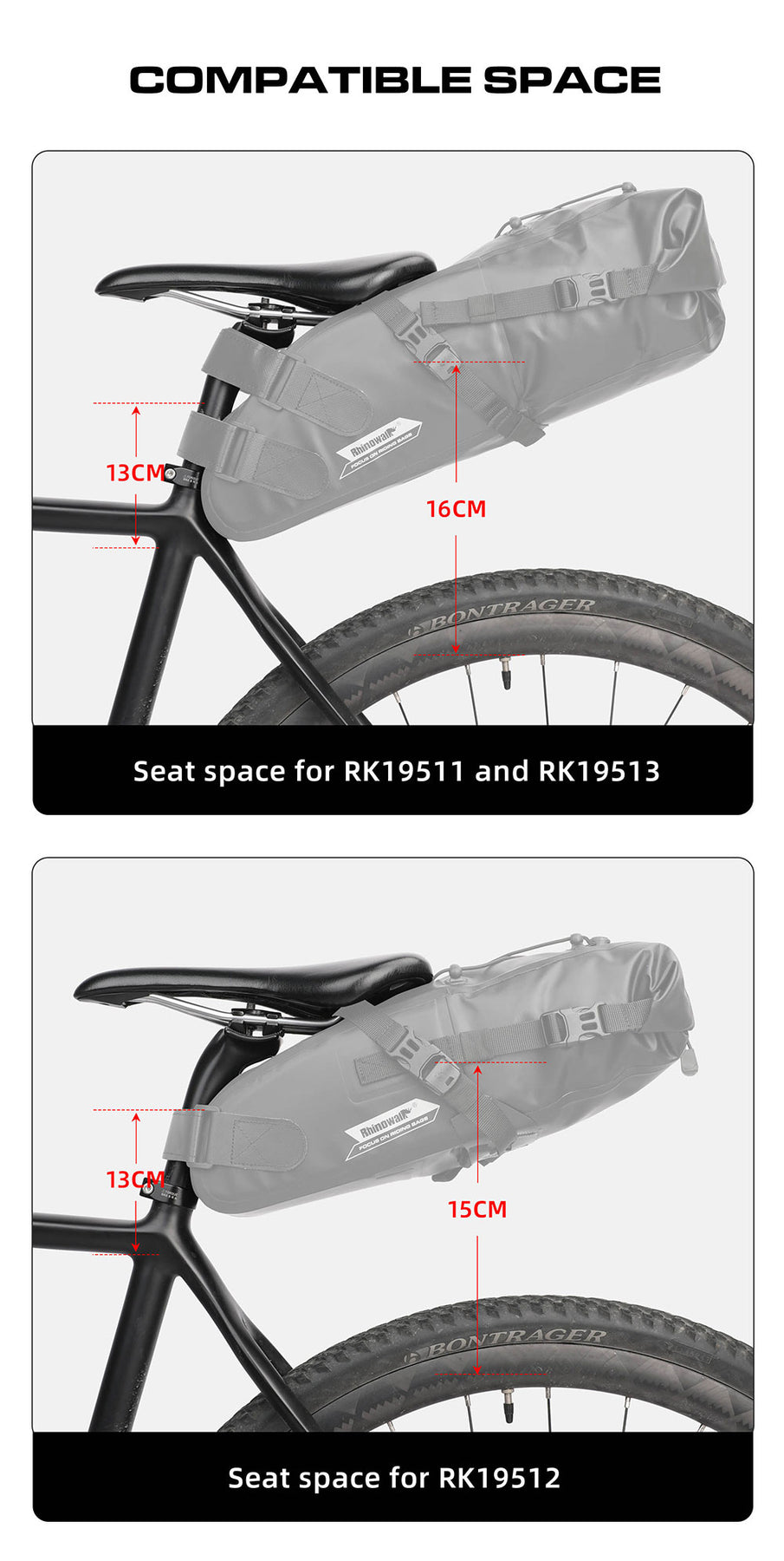 5/10/13L Waterproof Bicycle Bikepacking – Rhinowalk Official Store