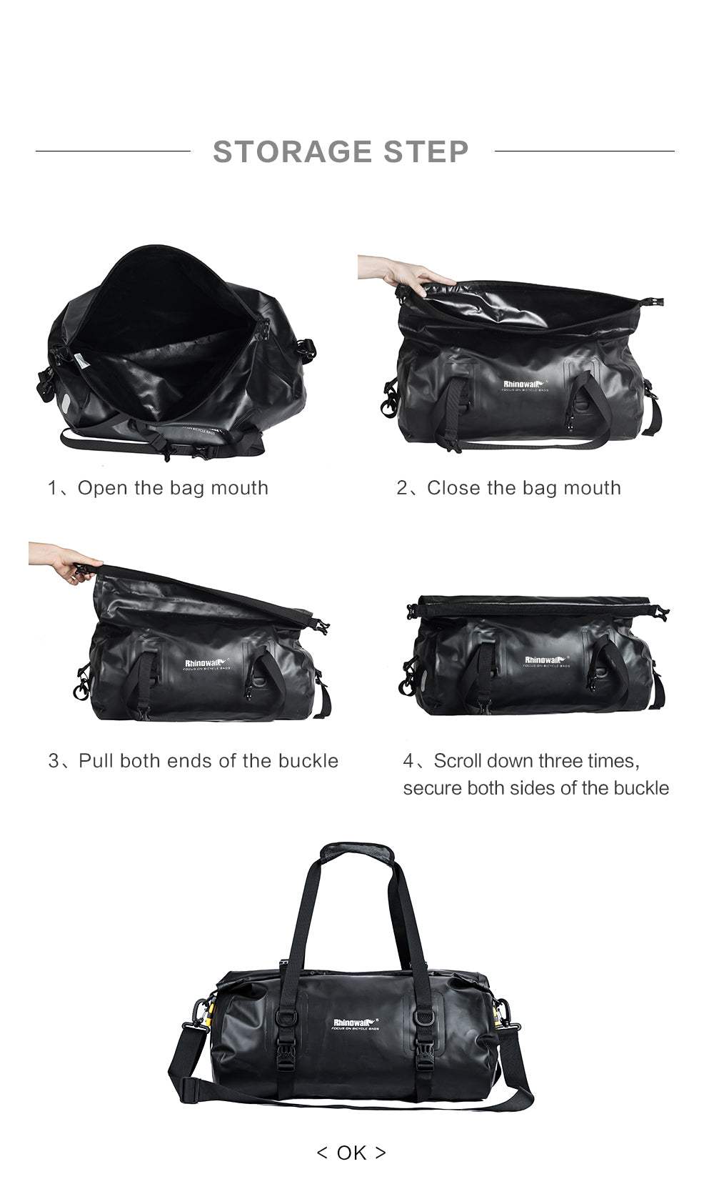 20 Liter Waterproof Pannier Bag – Rhinowalk Official Store