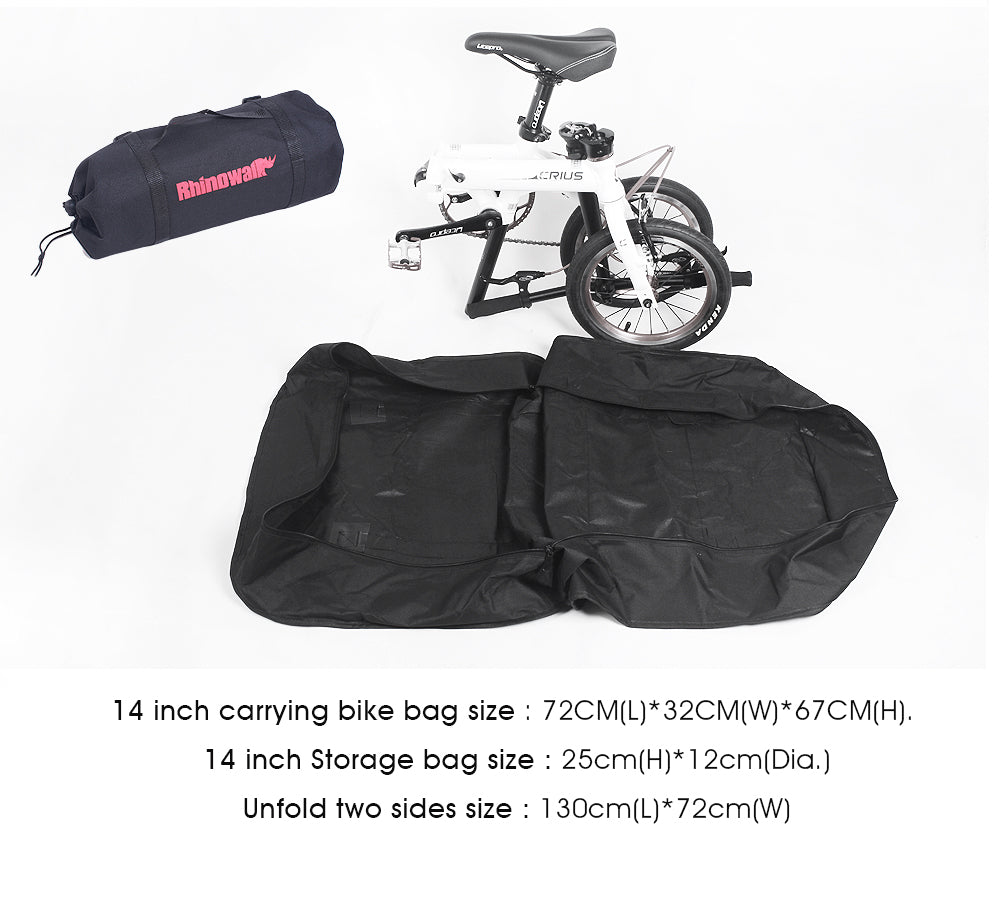Heavy Duty 20 Inch Folding Bike Bag – Rhinowalk Official Store
