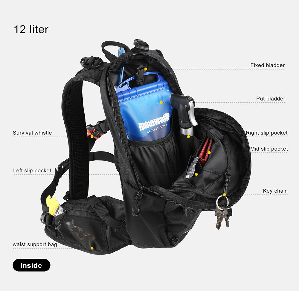 2022 New 12 Liter Cycle Backpack