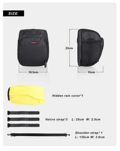 Front Handlebar Polyester Bag-L