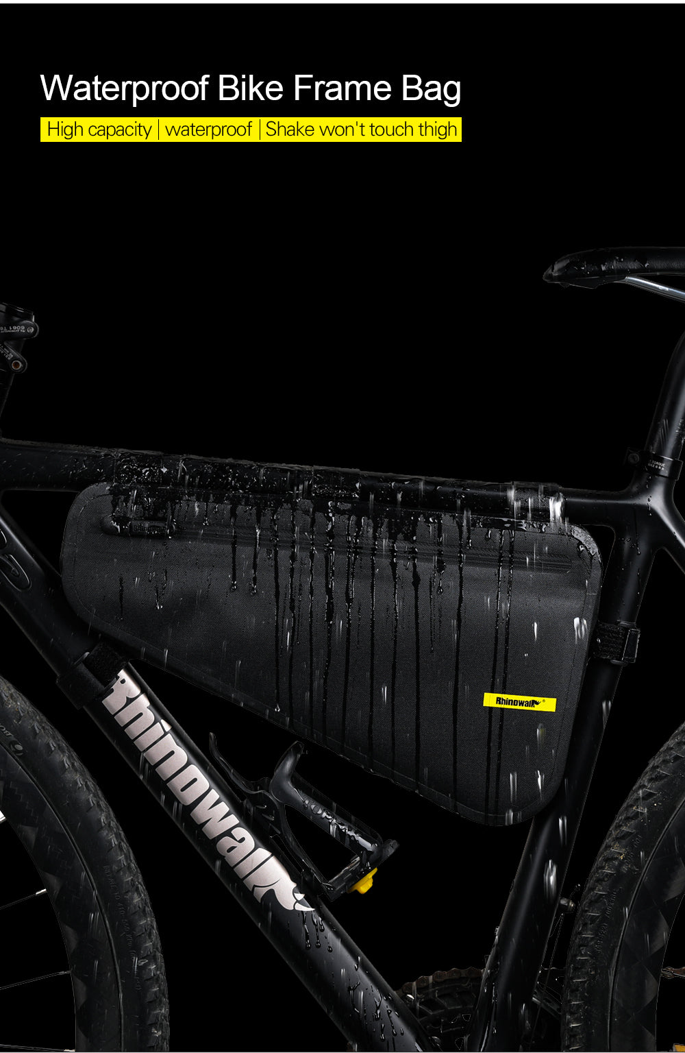 4 Liter Waterproof TPU Bike Frame Bag